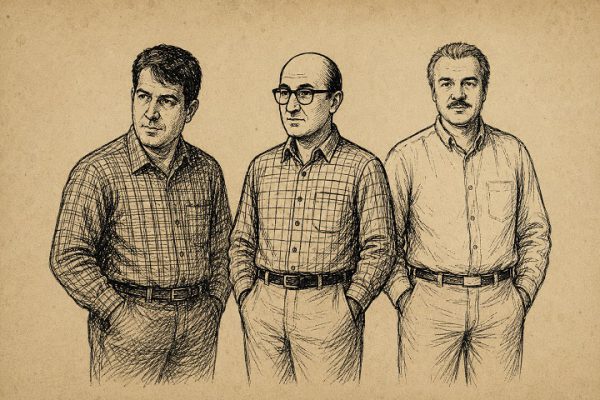 از راست به چپ: پورمنصور – نوریآیین - بخشوده
